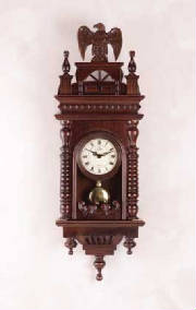 31673carvedeaglewallclock.jpg